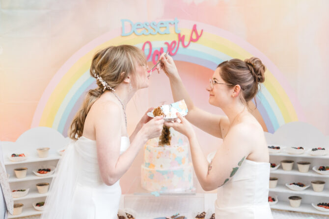 Taylor Swift Themed Lesbian Wedding