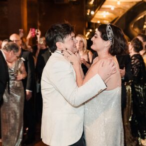Christmas Themed Lesbian Wedding
