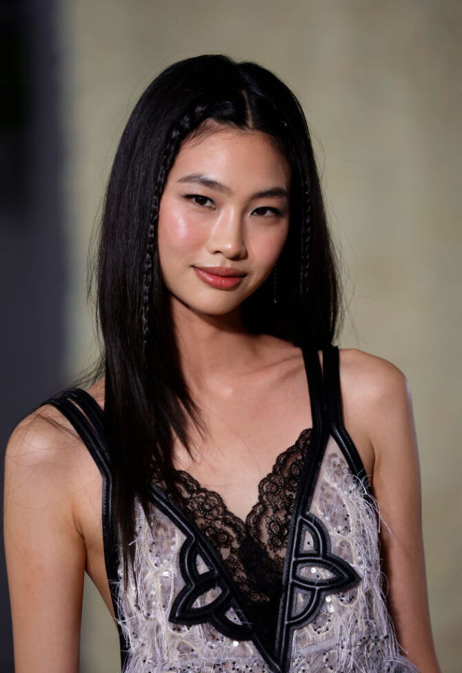 Hoyeon Jung Baby Braid Hairstyle Inspo