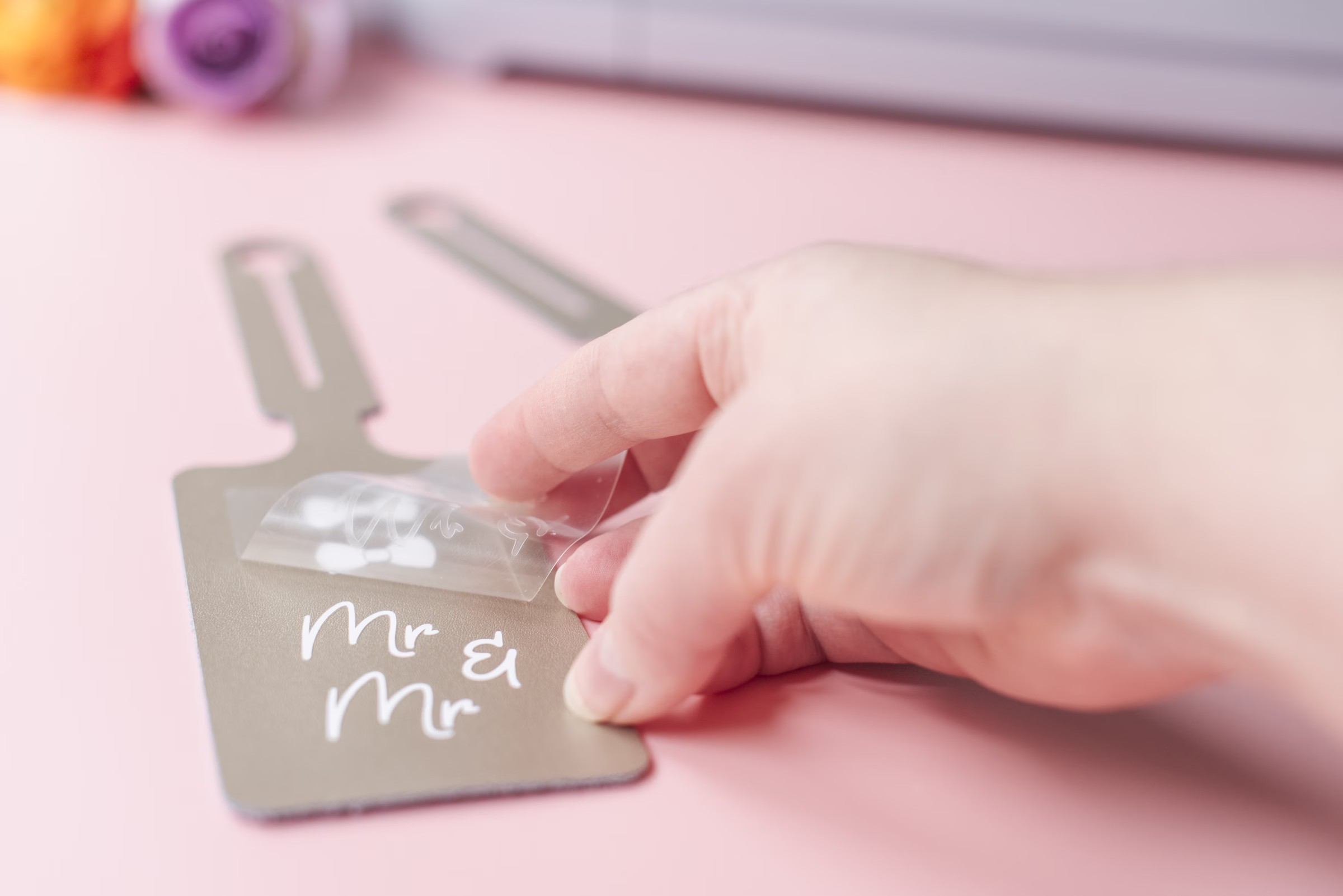 Easy Honeymoon Luggage Tag DIY to Show Off Your Newlywed Status