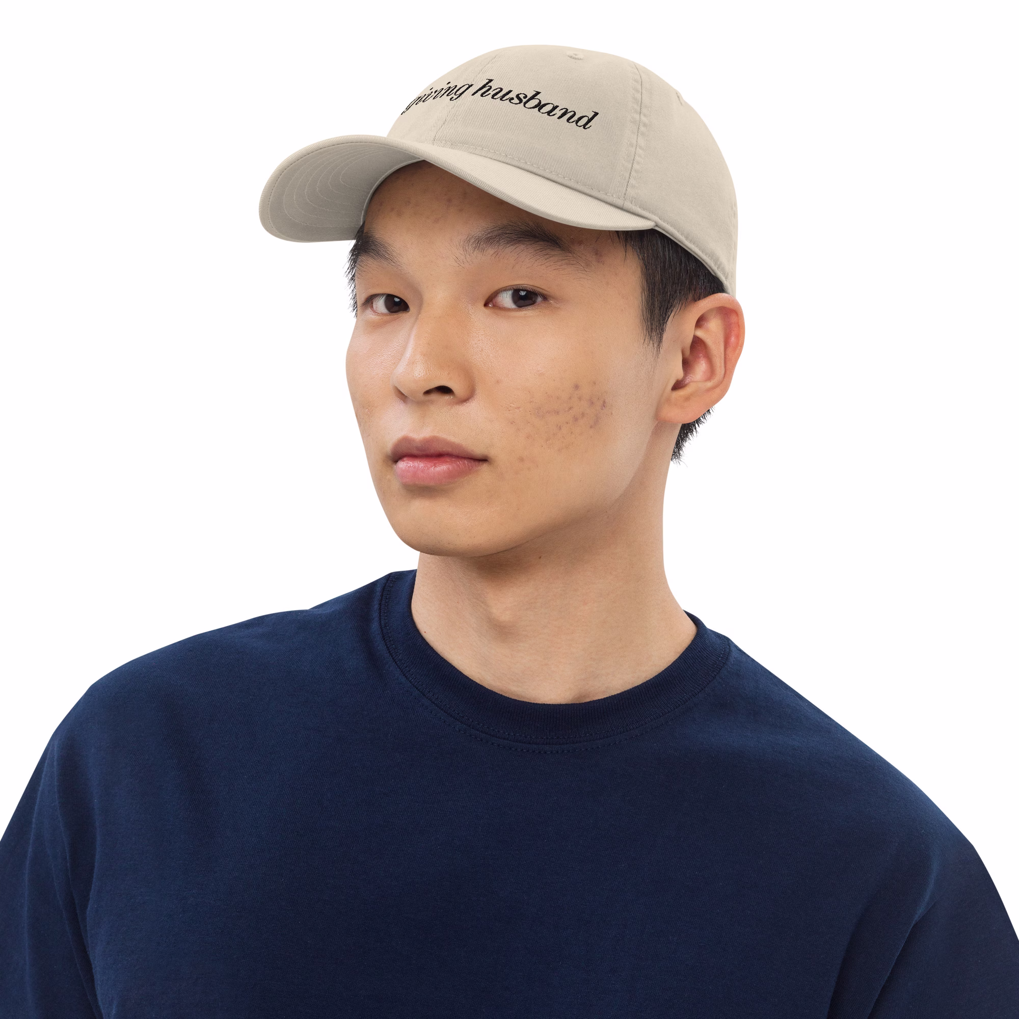 organic baseball cap oyster front 6876f40e5df78
