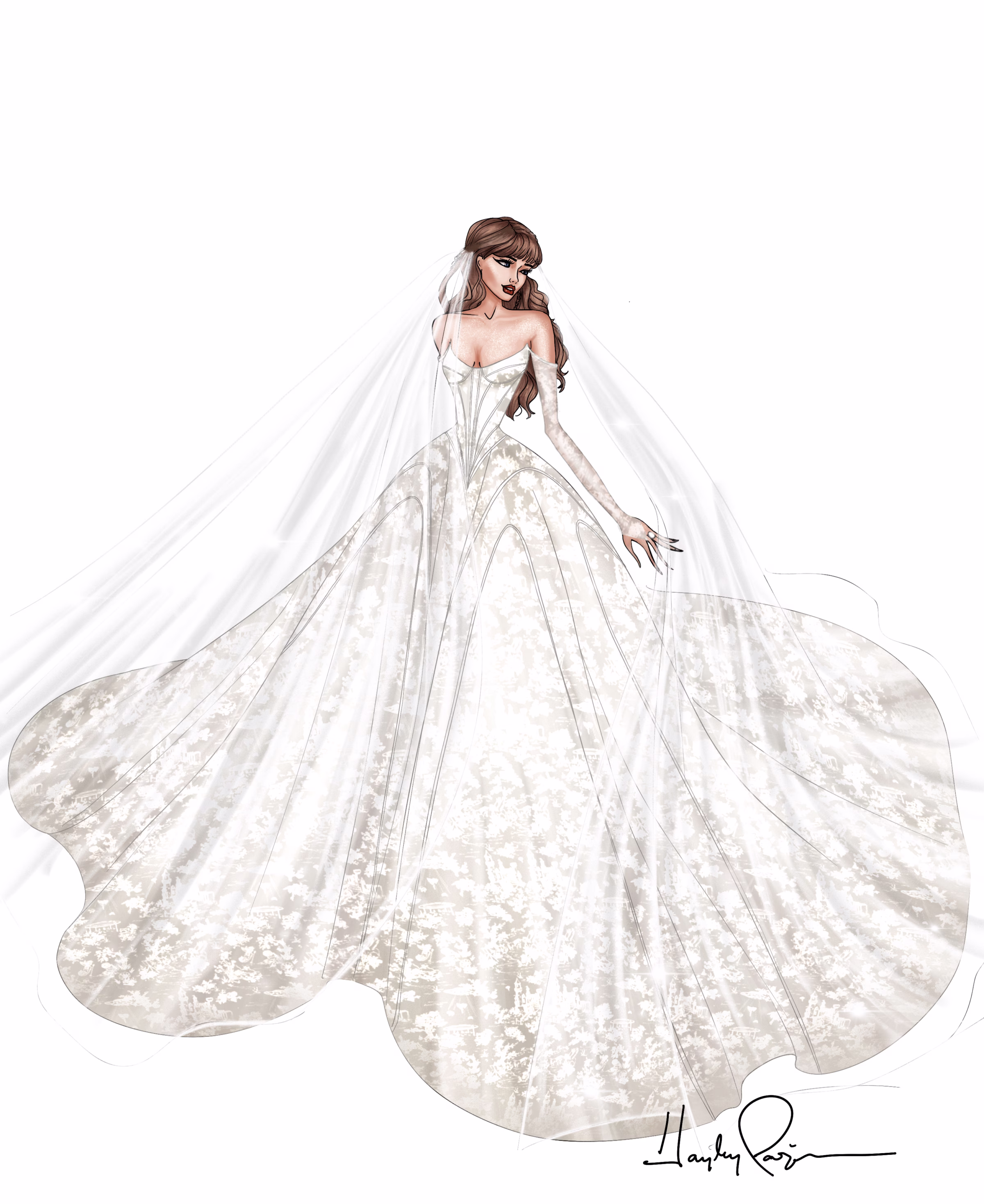 TRACK 5 TS as is - 18 Taylor Swift Wedding Dress Predictions From Top Bridal Designers TRACK 5 TS as is